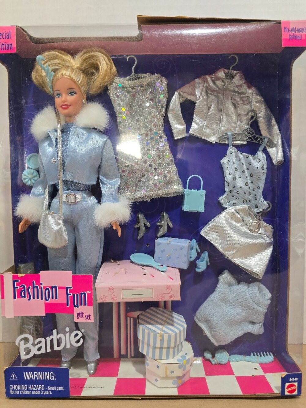 Barbie Fashion Fun Gift Set 1999 Mattel 24148 Special Edition Mix/Match Clothes
